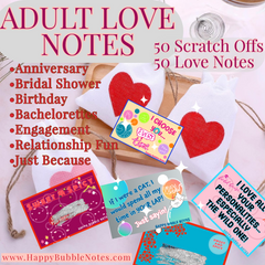 ADULT LOVE NOTES: Naughty & Nice ~ Sweet & Spicy Love Note Collection